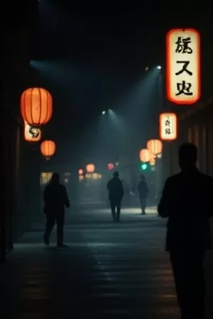 冬日电车封面，积雪覆盖的轨道与缓慢驶来的单节电车