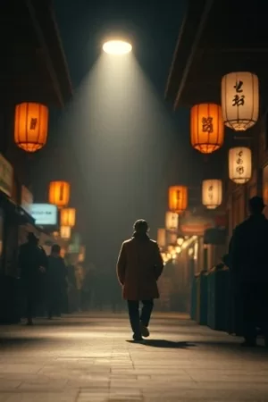 蓝色信箱封面，旧社区楼道口一只掉漆的蓝色铁皮信箱
